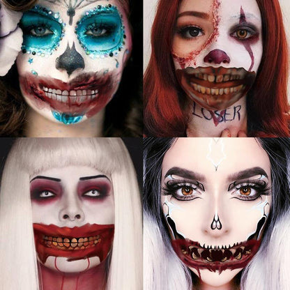 Halloween Horror Mouth Temporary Tattoos